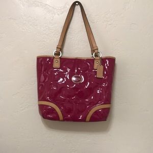 Authentic Coach Tote Purse Magenta